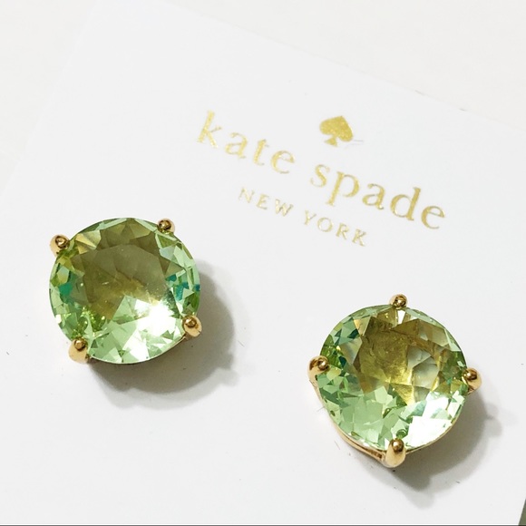kate spade Jewelry - NWT Kate Spade Mint Gumdrop Stud Earrings